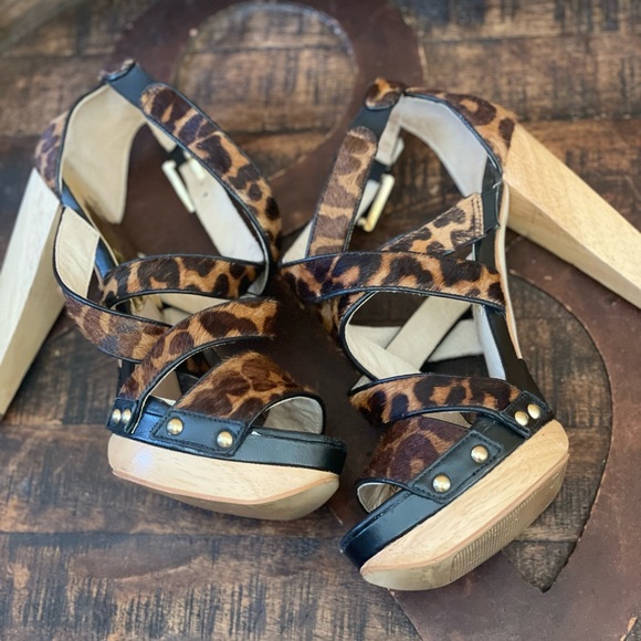 Michael Kors Leopard Platforms - Picture 10 of 10
